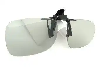 3D-Brille amoloma passiver 3D Brillen Clip für RealD Kino und TV