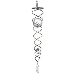 Windspiel CIM Metall Deko, Crystal Twister, 6x35cm, inkl. Haken