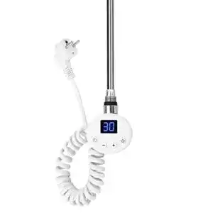 Heizstab Badheizkörper EMKE Heizstab mit Thermostat 600W Weiß