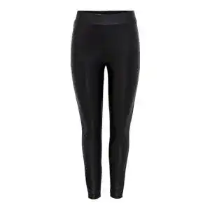 Leggings ONLY Damen Onlcool Coated Noos, Schwarz