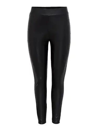 Leggings ONLY Damen Onlcool Coated Noos, Schwarz