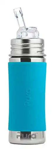 Pura-Trinkflasche Pura Kiki Pura Edelstahl Flasche mit Silikon