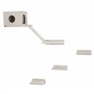 Katzen-Kletterwand Kerbl Kletterwand „Montblanc“, 6-teilig,