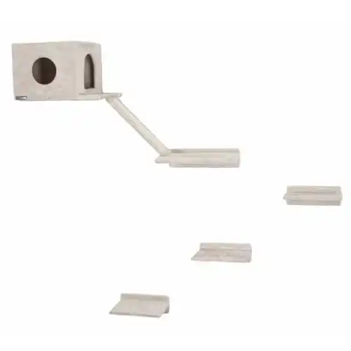 Katzen-Kletterwand Kerbl Kletterwand „Montblanc“, 6-teilig,