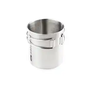 Camping-Topf GSI Outdoors – Edelstahlbecher mit Klappgriff 700 ml