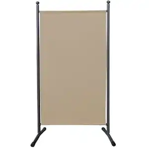 Stellwand QUICK STAR Paravent 180 x 78 cm Stoff, Sand