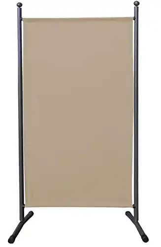 Stellwand QUICK STAR Paravent 180 x 78 cm Stoff, Sand