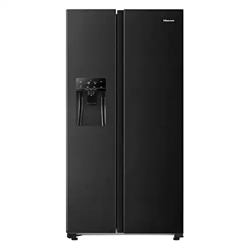 Kühlschrank schwarz Hisense RS650N4AF2 Side-by-Side