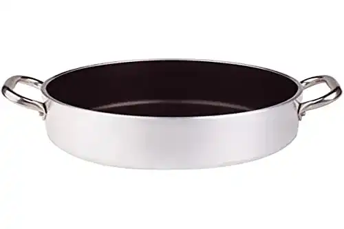 Schmorpfanne 32 cm Pentole Agnelli Platinum, Aluminium, 2 Griffe