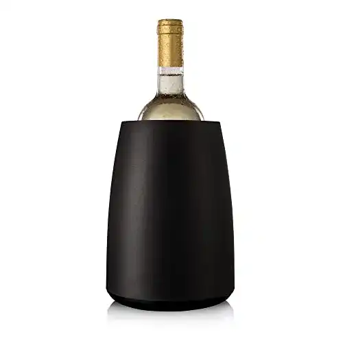 Weinkühler Vacu Vin Aktiv Elegant, Schwarz, Kunststoff