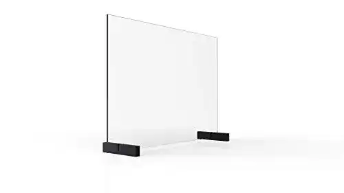Spuckschutz Echtglas ALLboards Spuckschutz 100x70cm Transparent