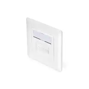 Netzwerkdose DIGITUS Anschlussdose Cat-6A, 2 Port RJ45