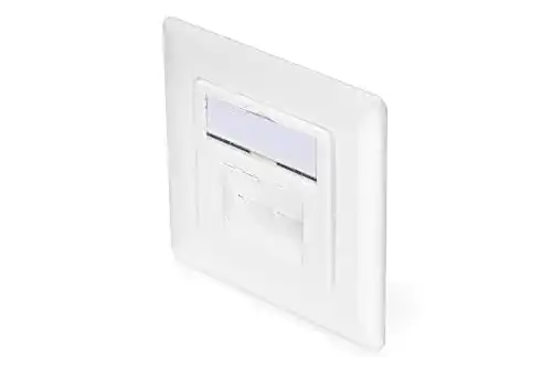 Netzwerkdose DIGITUS Anschlussdose Cat-6A, 2 Port RJ45