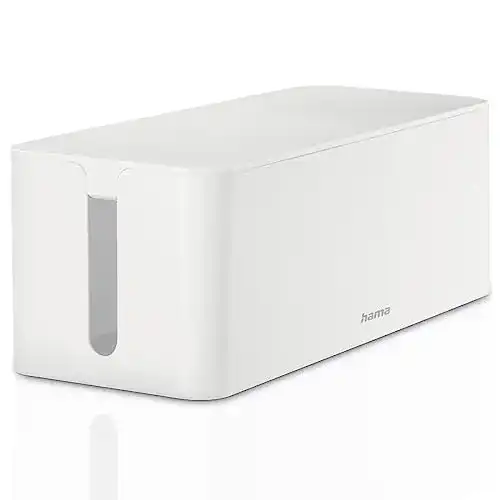 Kabelbox Hama „Maxi“ mit Deckel & Gummifüßen Organizer
