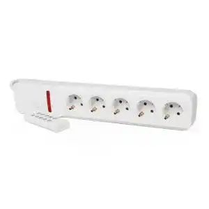Steckdosenleiste mit Fernbedienung MC POWER – 5-fach Funk-
