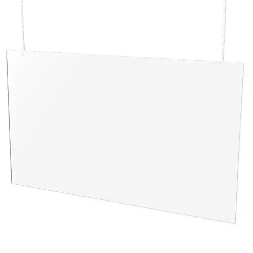 Spuckschutz hängend 60 cm breit EH Design 60 x 100 cm, 5 mm