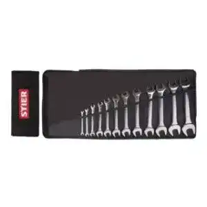 Maulschlüssel STIER Doppel Satz, 12-teilig, SW 6-32mm aus Stahl