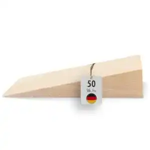 Holzkeile haggiy Unterlegkeile aus Buche natur, 50 Stk.