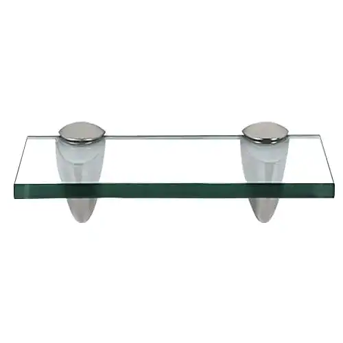 Glasregal EINFEBEN Wandregal Klarglas, mit 8mm ESG Sicherheitsglas