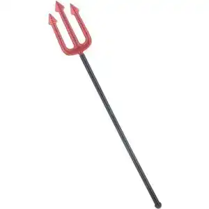 Dreizack Smiffys Halloween! Glitzer, Rot, 58 cm