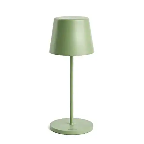 Akku-Tischlampe Pertrix LED Akku Gartentisch Leuchte Grün stufenlos