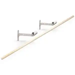 Ballettstange Sport-Thieme mit Wandhalterung Set u. Stretchstange