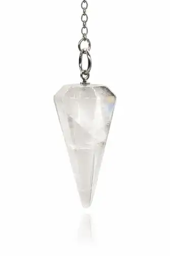 Pendel Polar Jade aus natürlichen Edelstein-Kristallen mit Kette