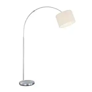 Bogenlampe LIGHTLING modern Bogenleuchte in nickel matt