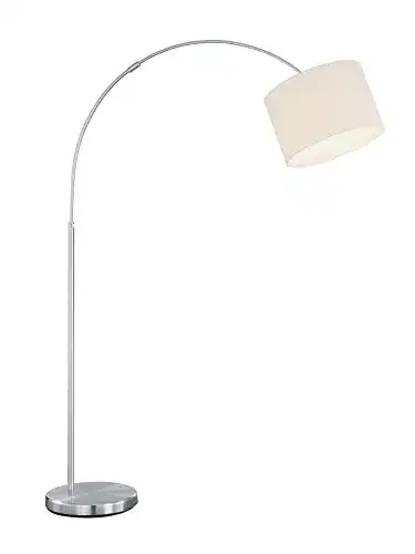 Bogenlampe LIGHTLING modern Bogenleuchte in nickel matt