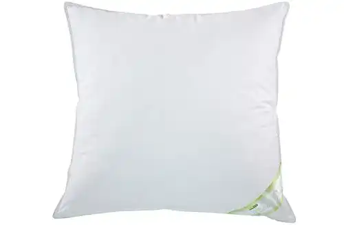 Federkissen 80×80 franknatur, 100% Gänse-Federn Klasse 1