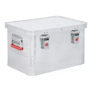 Metallkiste STIER Alubox, Aluminiumbox 30L, mit Gummidichtung