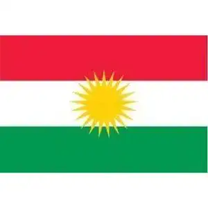 Kurdistan-Flagge Fahnen Flaggen KURDISTAN 150 x 90 cm Fahne