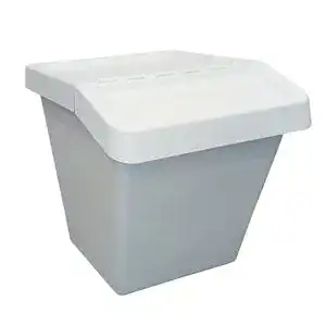 Mülleimer Ikea Sortera Abfalleimer mit Deckel, Plastik, weiß