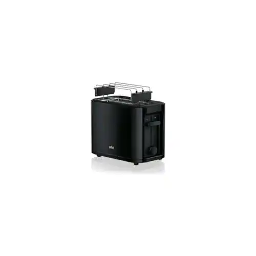 Braun-Toaster Braun Household Braun HT 3010 BK Toaster
