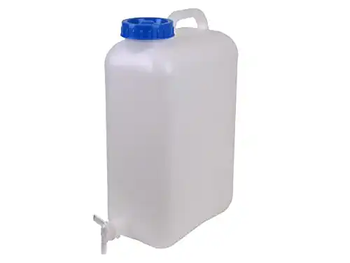 Wasserkanister mit Hahn Ackrutat lebensmittelfreundlich 19 Liter