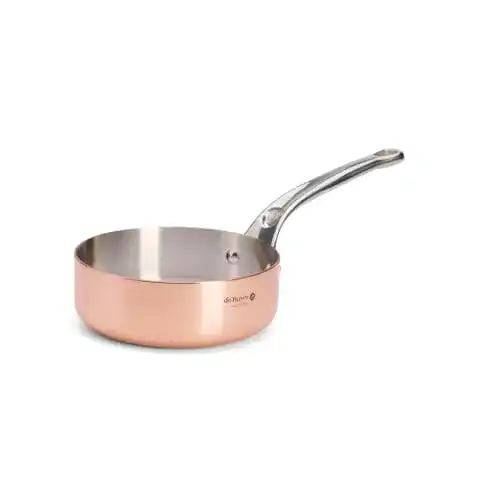Kupfertopf DE BUYER DeBuyer 6430.16 Sauteuse, Kupfer, silber