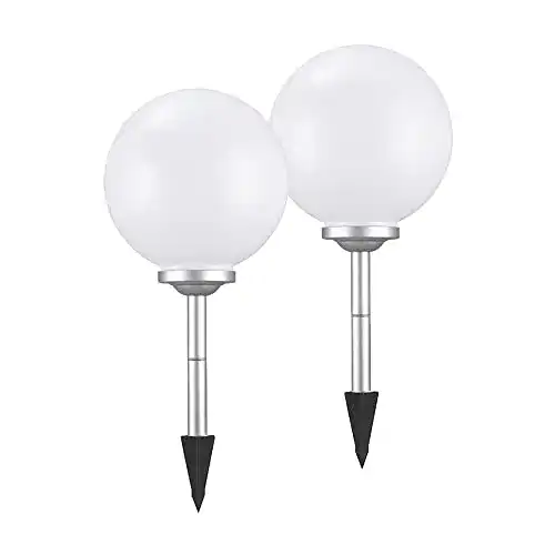 Solarkugel Dapo 2 x, LED, Ola D:20cm IP44 mit Erdspieß