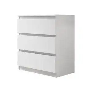 IKEA-Kommode Mirjan24, mit 3 Schubladen Malwa M3, Weiß