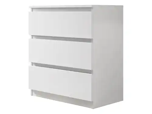 IKEA-Kommode Mirjan24, mit 3 Schubladen Malwa M3, Weiß