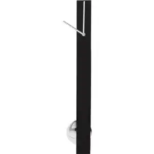 Pendeluhr Kare 32532 Design Wanduhr Pendulum, Schwarz