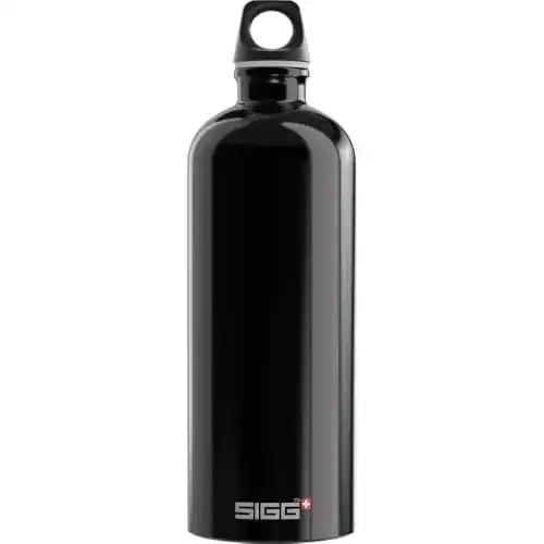 Trinkflasche für kohlensäurehaltige Getränke SIGG Traveller Black