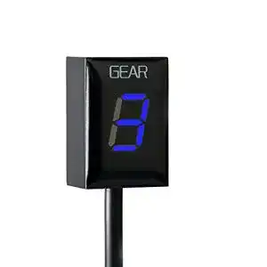 Ganganzeige Motorrad S2R, LED Display, wasserdicht, blau
