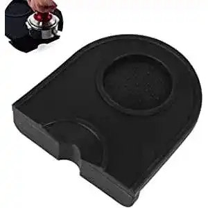 Tampermatte Jixista Kaffee Matte Kaffee Silikon, Schwarz