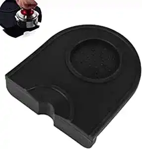 Tampermatte Jixista Kaffee Matte Kaffee Silikon, Schwarz