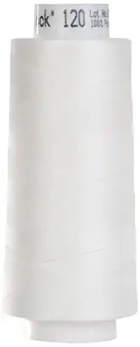 Overlockgarn Amann Nähgarn, 100% Polyester, weiß, 4X 2500m