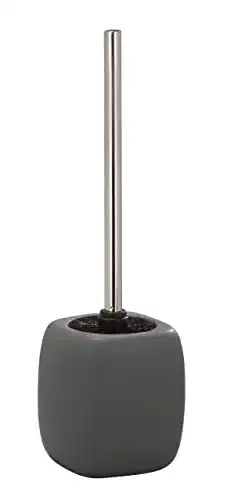 Klobürste WENKO WC-Garnitur Faro Grey, WC-Bürstenhalter