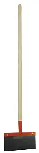 Stoßscharre Kerbl 30cm mit Stiel 1 mm Blechstärke, 1 Stück