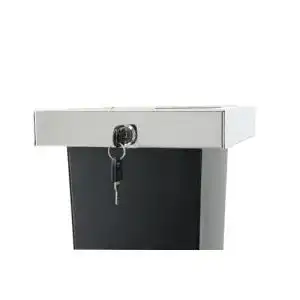 Standaschenbecher adorini Designer, 3 in 1, 94 cm hoch, Edelstahl