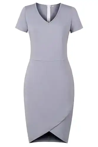 Etuikleid AXOE Damen Bleistiftkleid Business Cocktail Elegant
