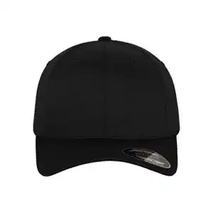 Hut Flexfit Unisex Wooly Combed Baseballkappe, black, S/M